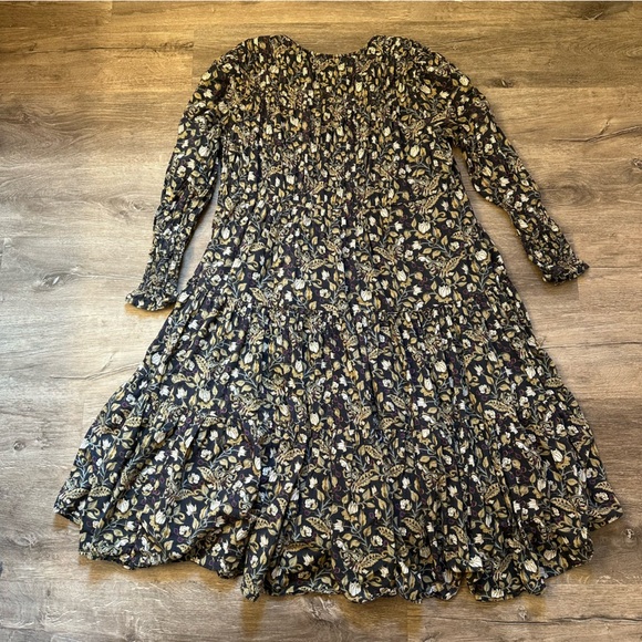 Anthropologie Let Me Be Odette Floral Midi Dress 14 - Picture 5 of 15